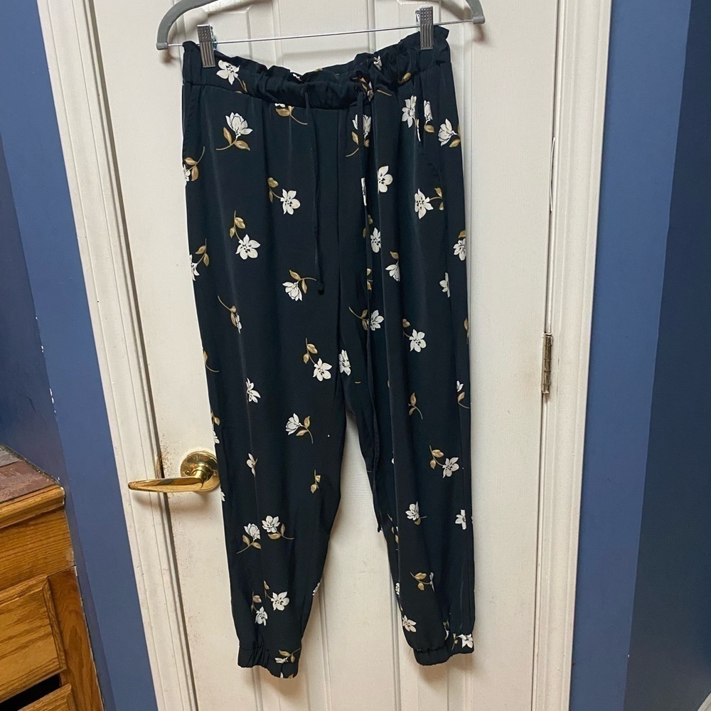 ONE By Chapter One casual business Polyester Blend women Joggers Size L